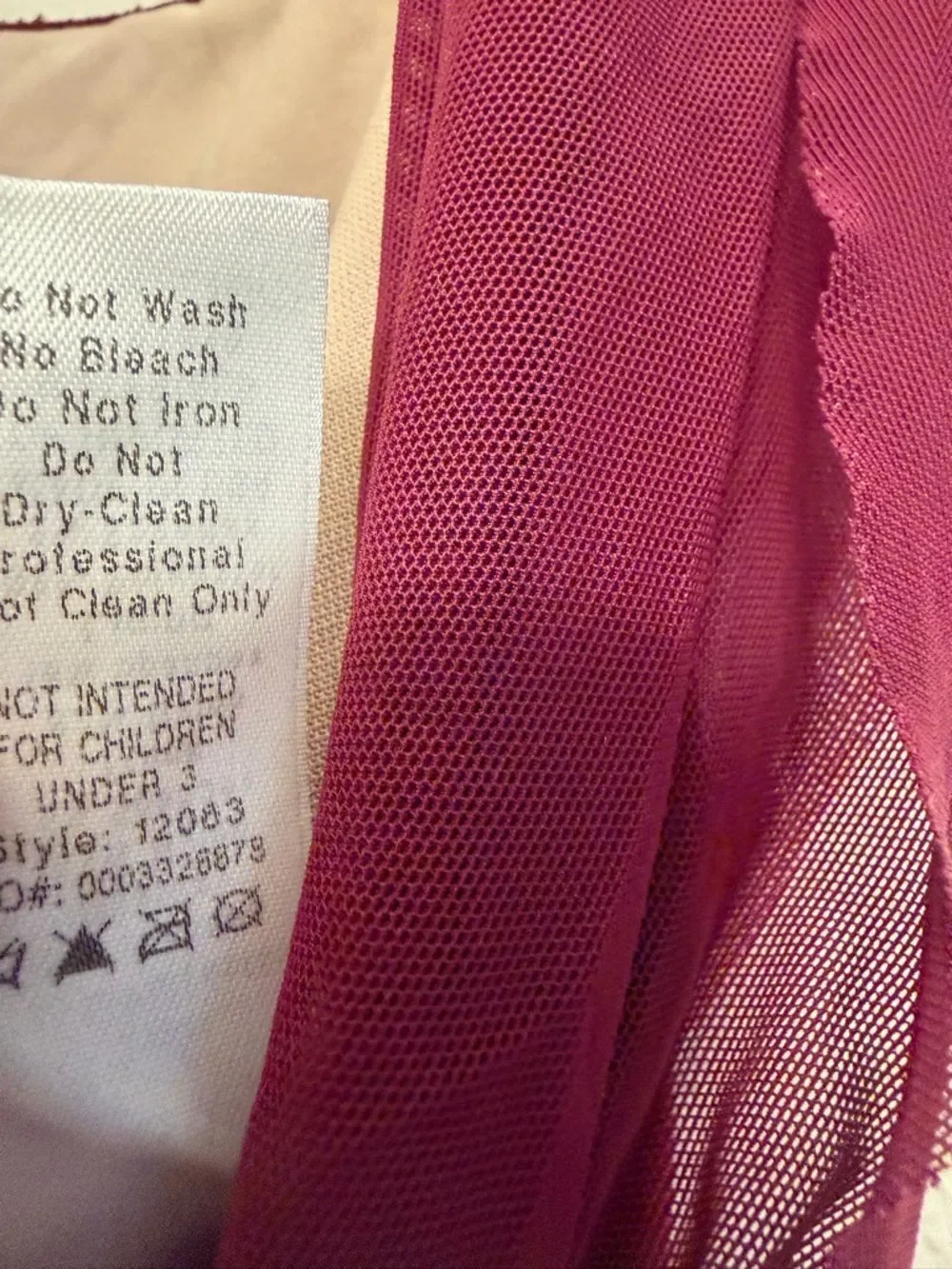 WEISSMAN Dance Costume burgundy leotard maxi drape dress 12083 SA-Small adult